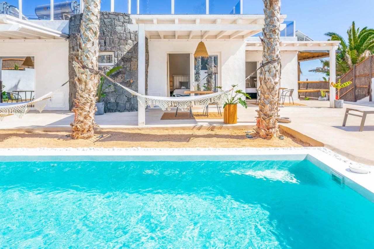צ'ארקו דל פאלו Boutique Beach Villa By Lanzarote Retreats - Private Pool - 1 Min Walk To Sea Pool מראה חיצוני תמונה